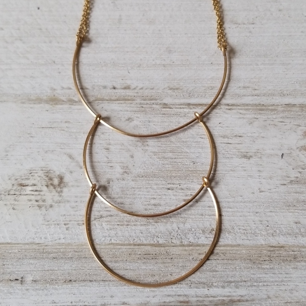 Fun Gold Necklace - Picture 2 of 6